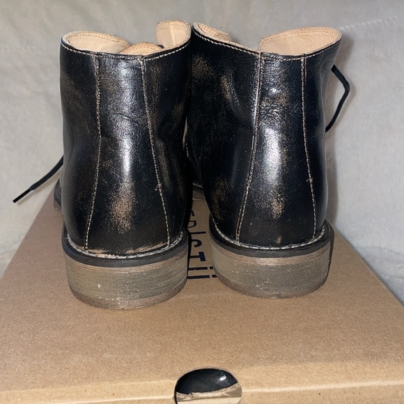 NWT BED|STU Hoover II Mens Black Handwash Leather Lace Up Casual Dress Boots - Picture 6 of 10